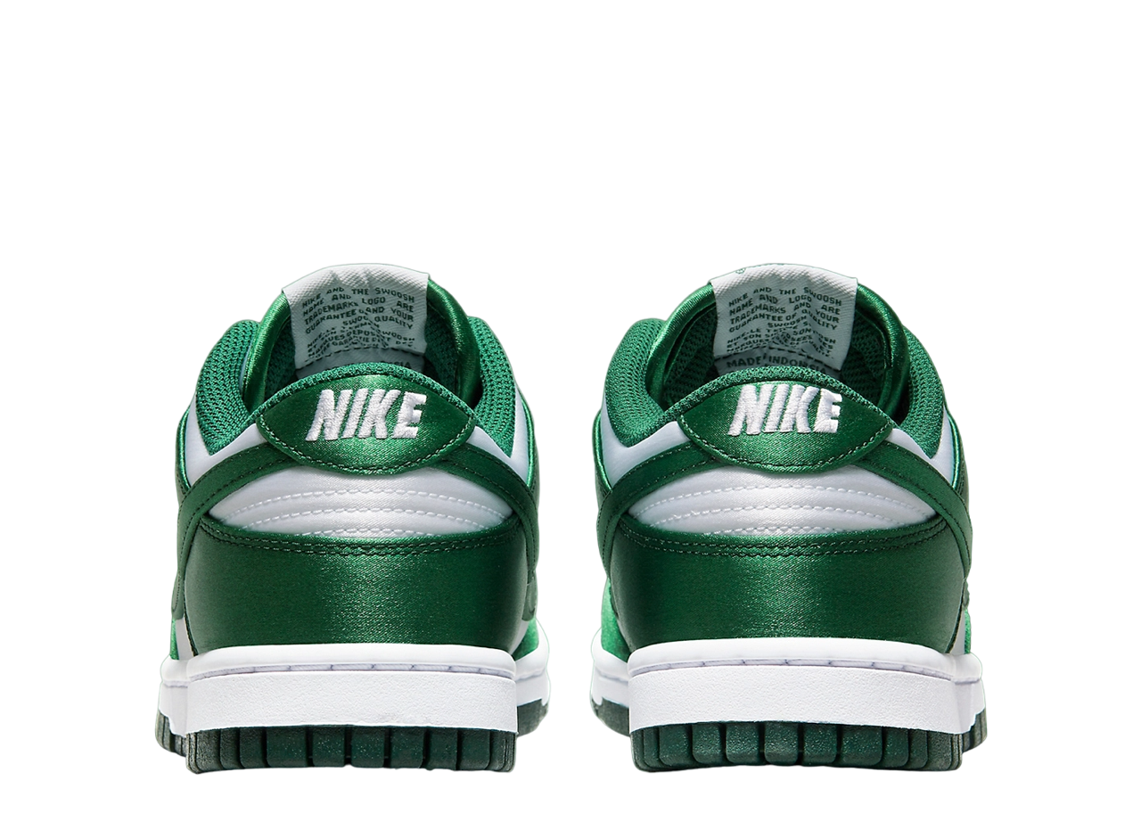 Nike Dunk Low Team Green Satin (Women's) - photo 3