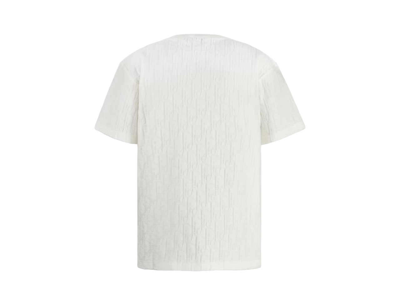 Dior Sheer Oblique T-Shirt White - photo 2