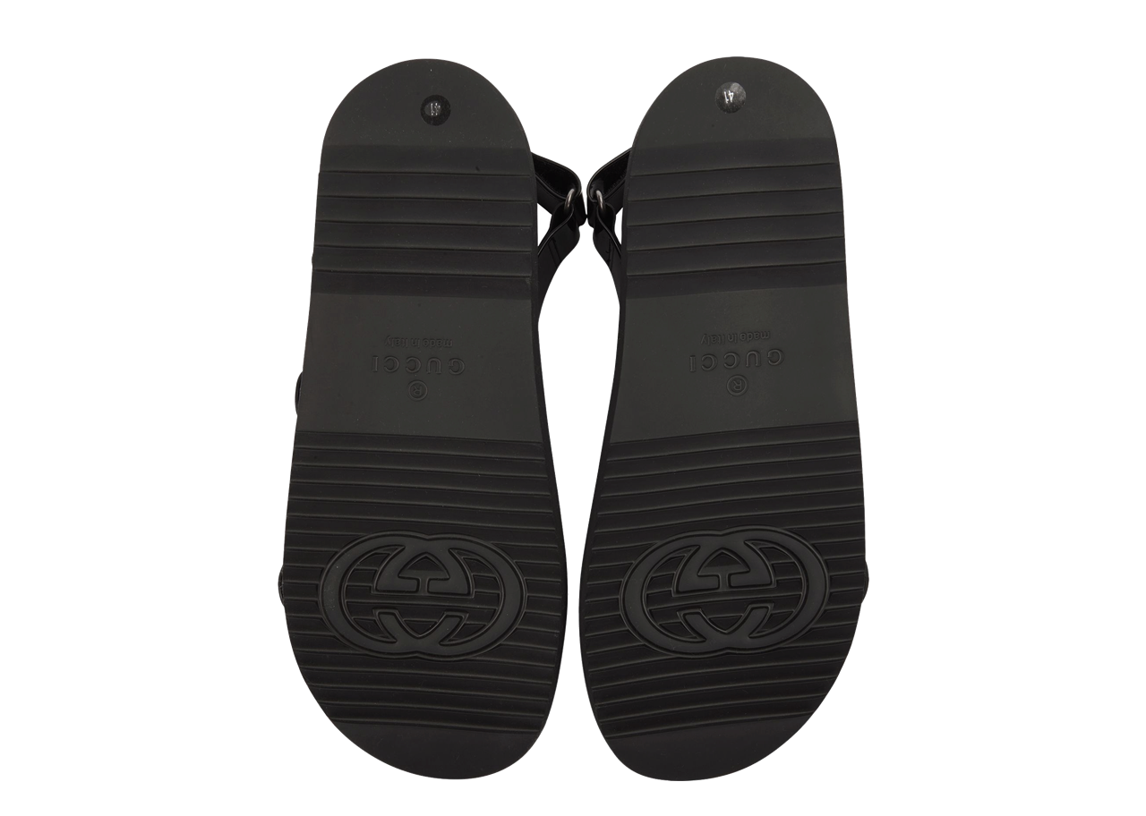 Gucci Rubber Dad Sandals Black - photo 4