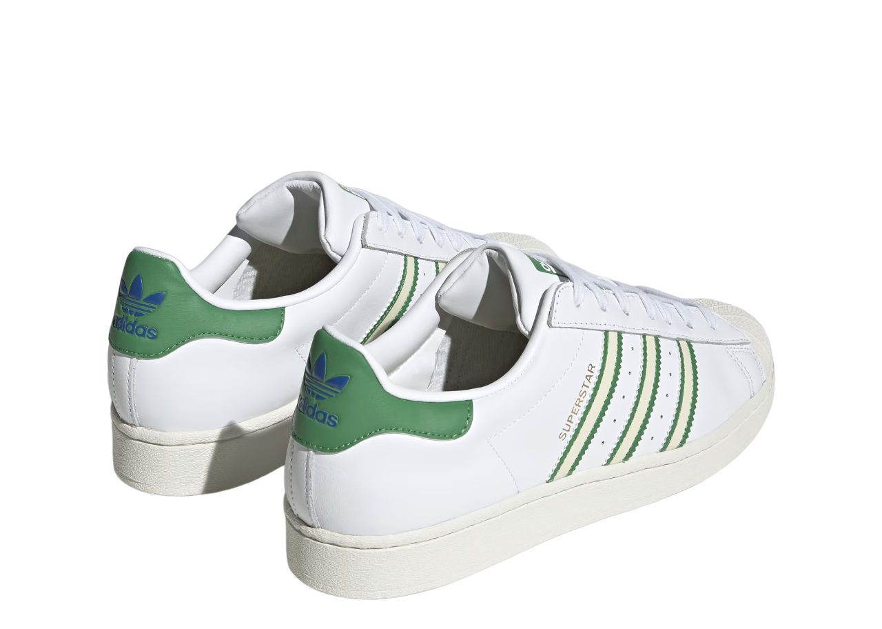 Adidas Superstar 80's White Green - photo 3