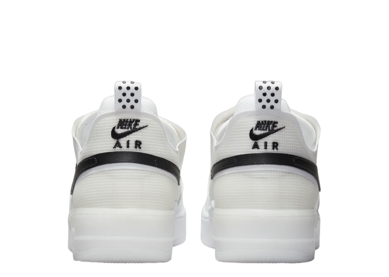 Nike Air Force 1 React White Black - photo 3