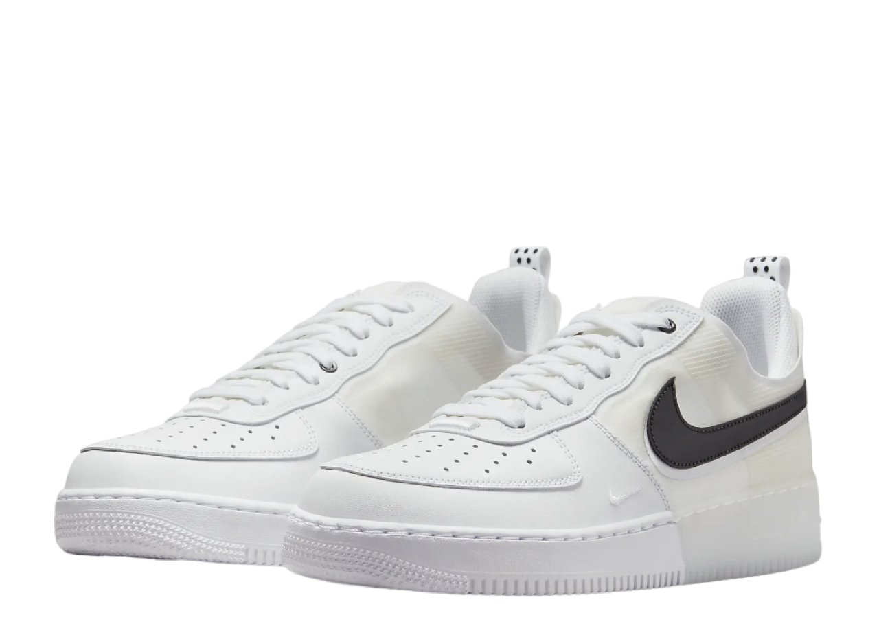 Nike Air Force 1 React White Black - photo 2