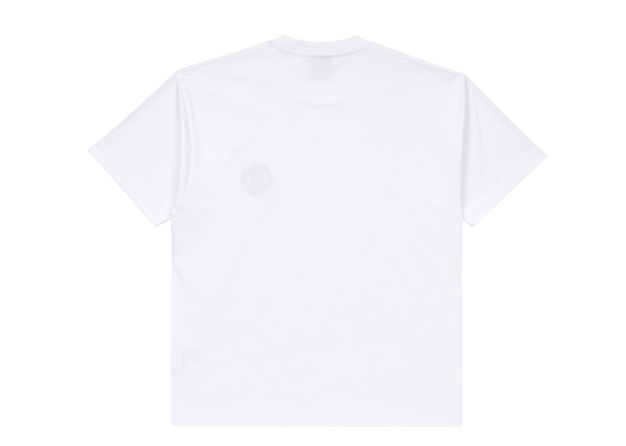 ADLV x LISA A Logo Emblem Basic Embroidery Tee White - photo 2
