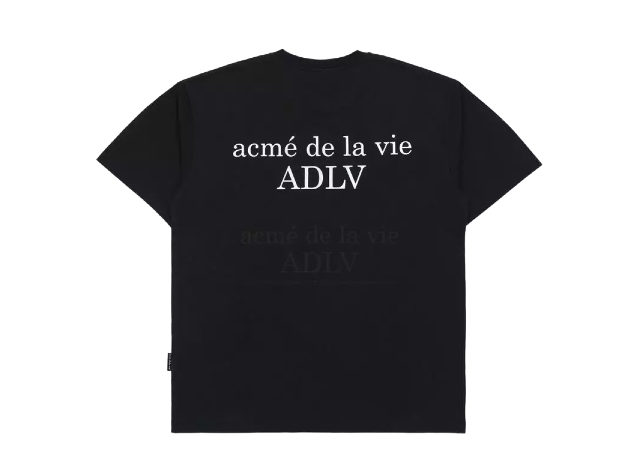 ADLV Baby Face Rabbit Doll Short Sleeve T-Shirt Black - photo 2