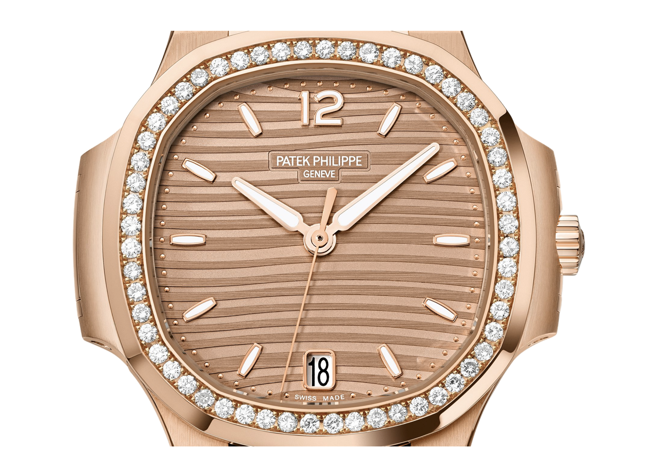 Patek Philippe Geneve Nautilus Ladies AT RG Golden Brown Dial - photo 2