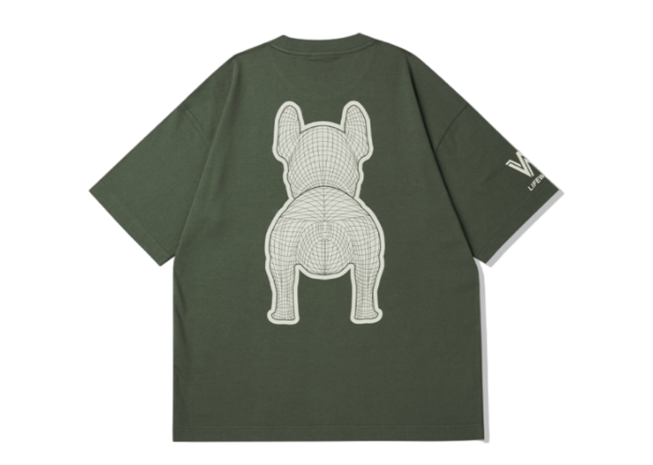 Lifework Silket Big Radog Tee Khaki - photo 2
