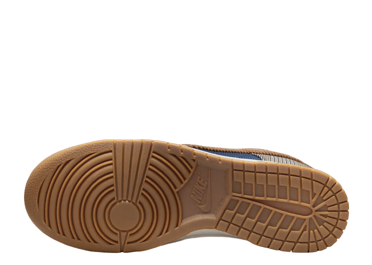 Nike Dunk Low Tweed Midnight Navy Corduroy - photo 4