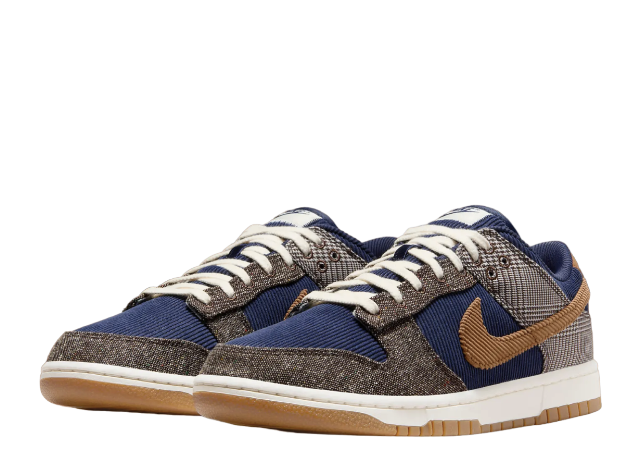 Nike Dunk Low Tweed Midnight Navy Corduroy - photo 2