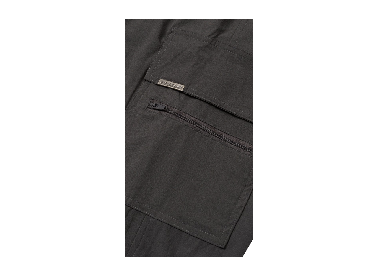 Hyper Denim Charcoal Cool Nylon Zipper Pant - photo 3
