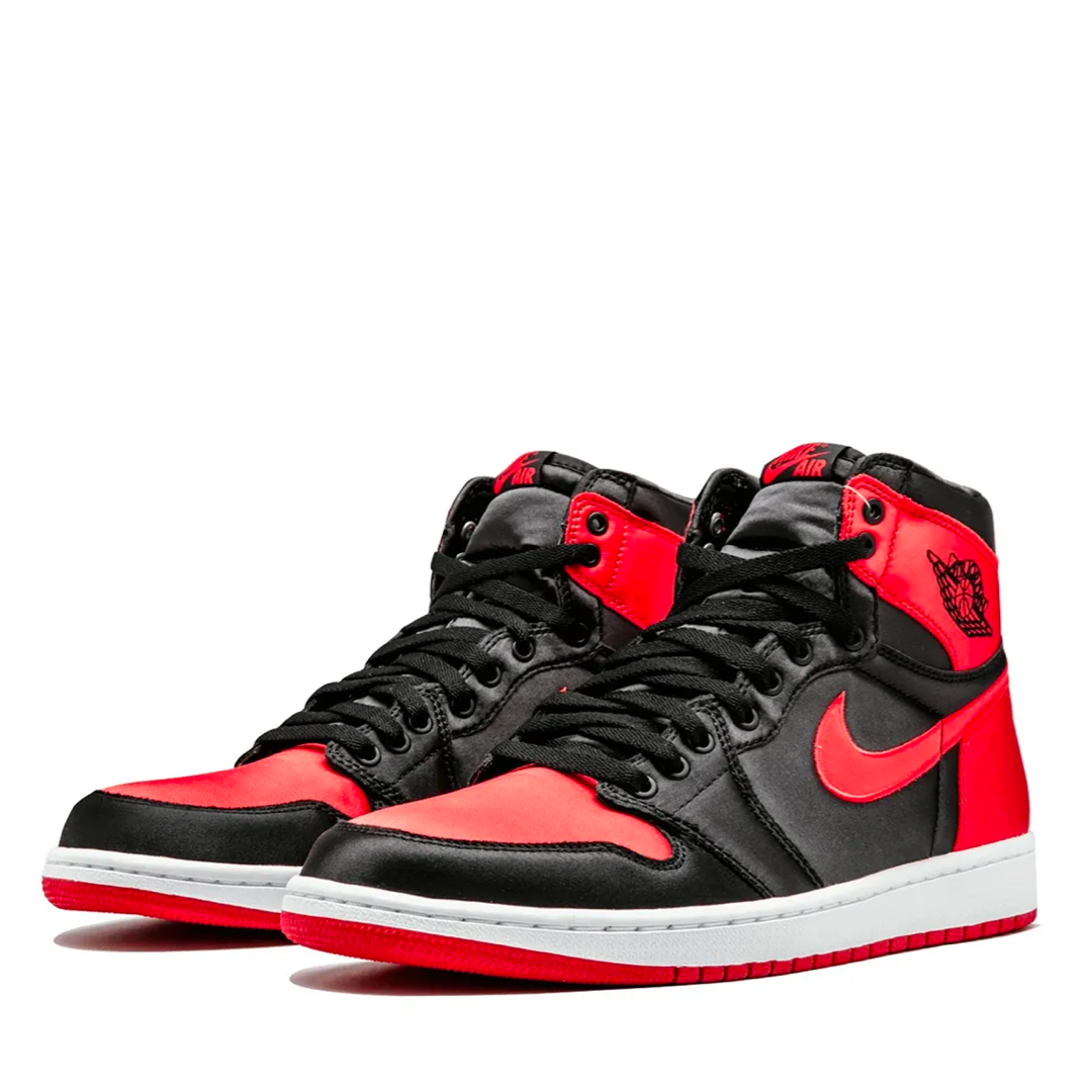 Air Jordan 1 Retro High OG Satin Bred (Women's) - photo 2