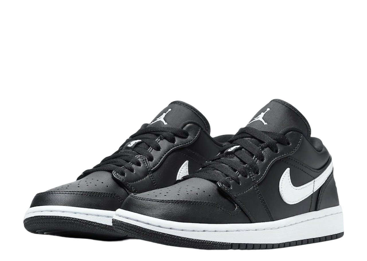 Air Jordan 1 Low Black White (Women's) - photo 2