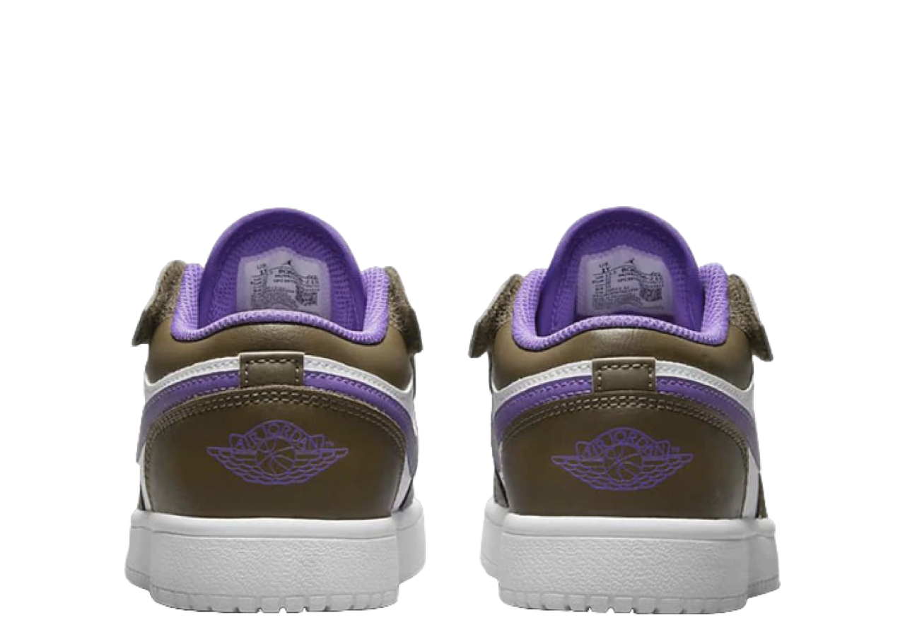 Air Jordan 1 Low Purple Mocha (Pre-School) - photo 3