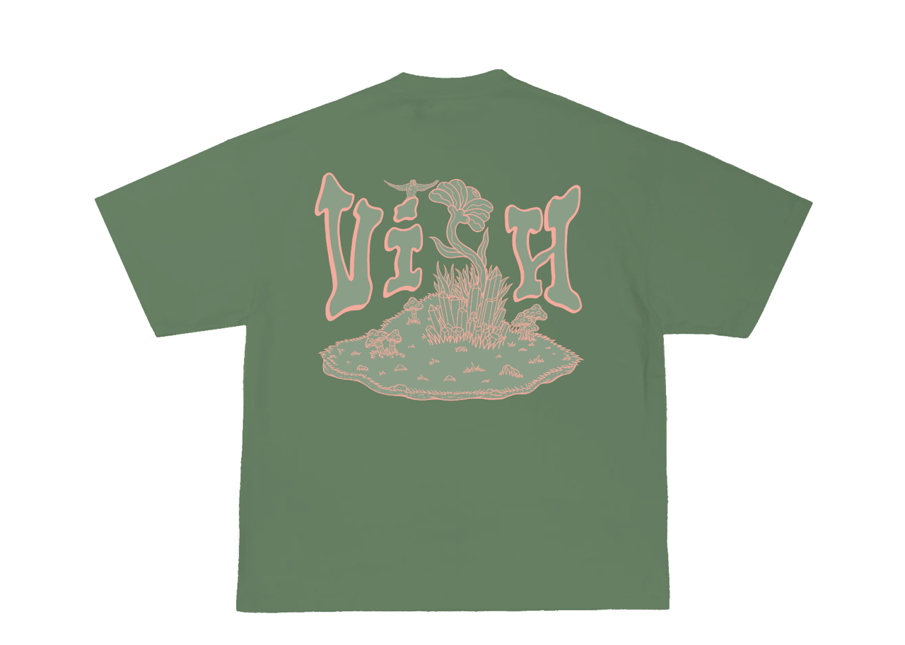 Vish Diamond Olive Tee - photo 2