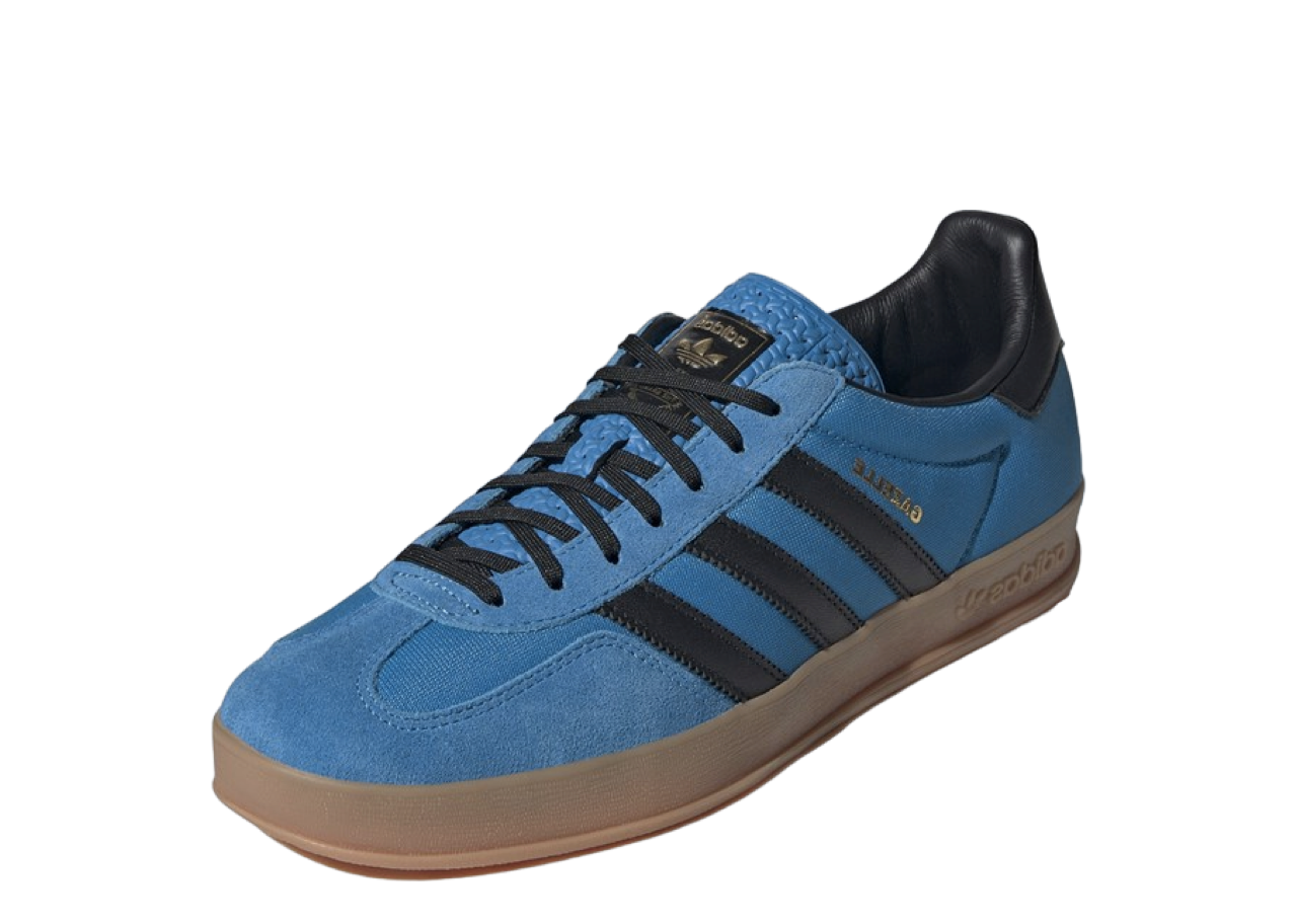 Adidas Gazelle Indoor Bright Blue Black Gum - photo 2