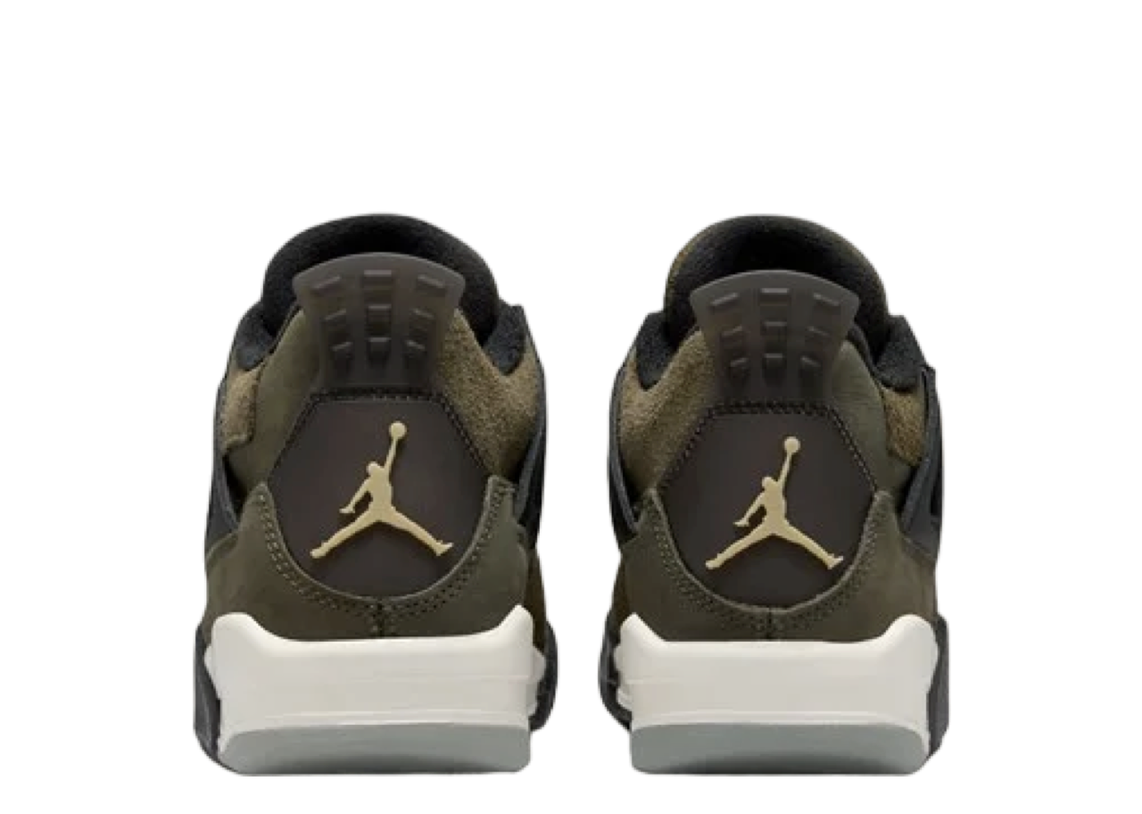 Air Jordan 4 Retro SE Craft Medium Olive (Grade School) - photo 3