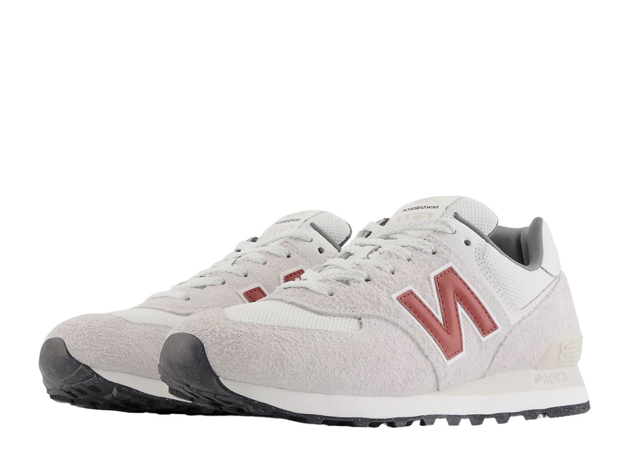 New Balance 574 White Red - photo 2
