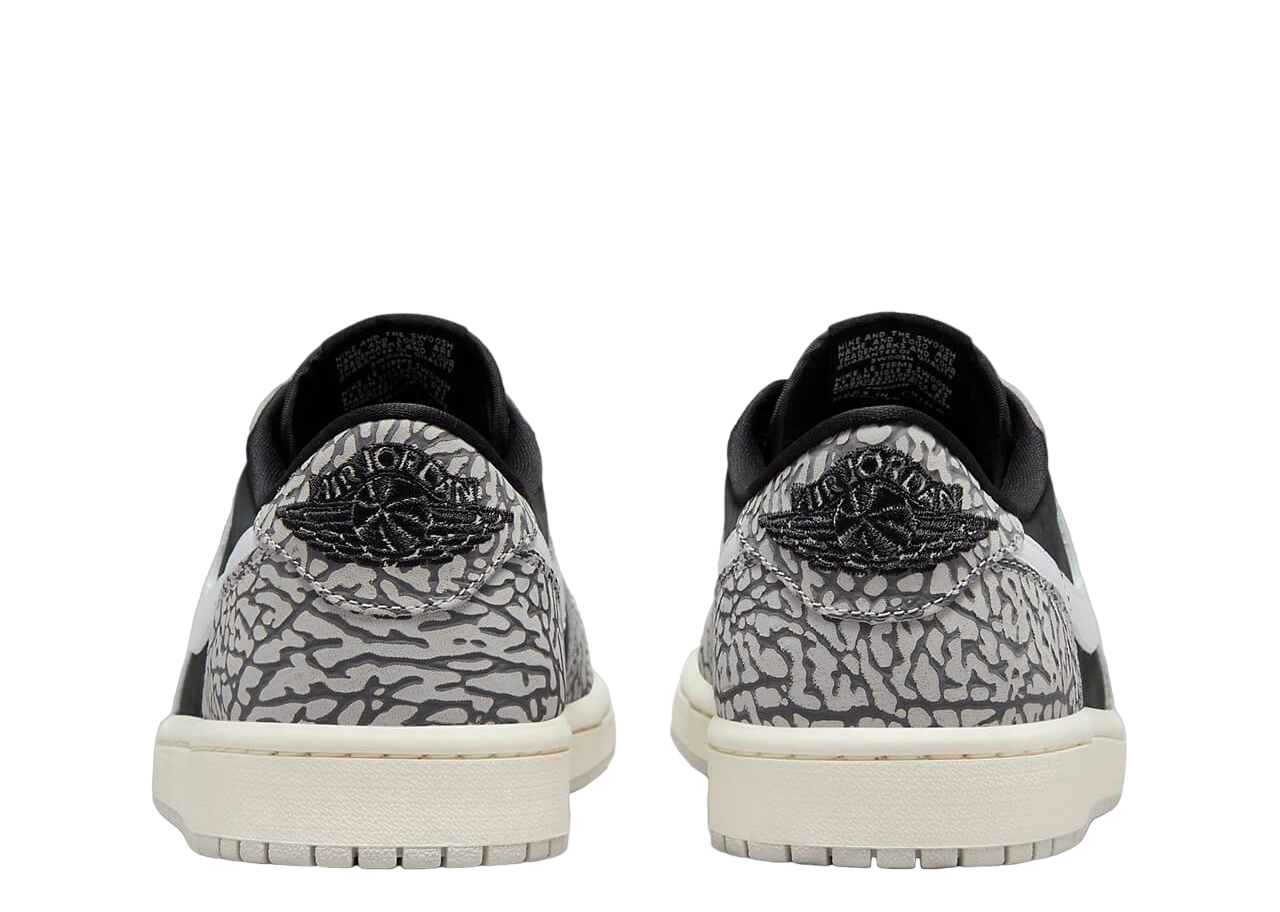 Air Jordan 1 Retro Low OG Black Cement (Grade School) - photo 3