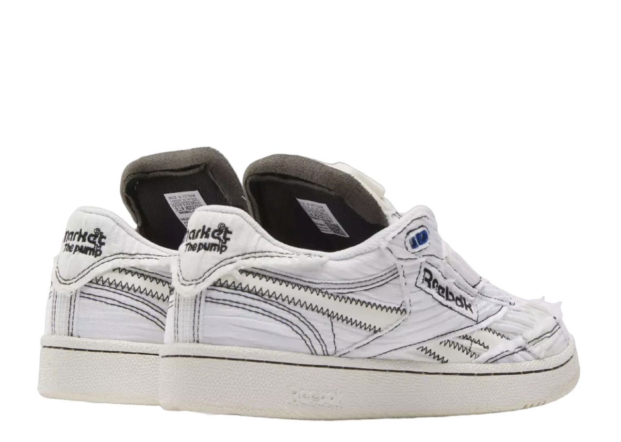 Reebok Club C 85 Pump Market White - photo 3
