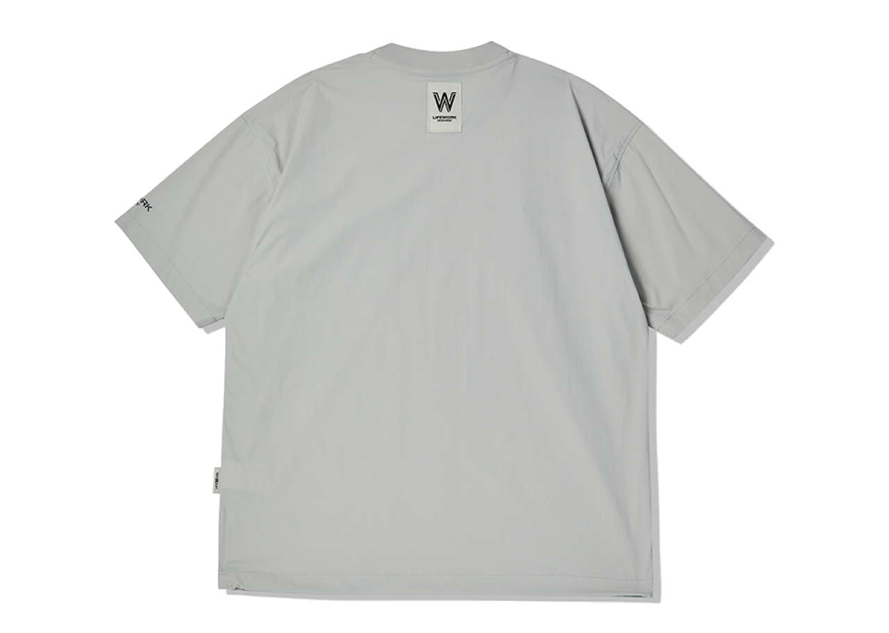 Lifework Relaxed Nylon Tee Grey - photo 2