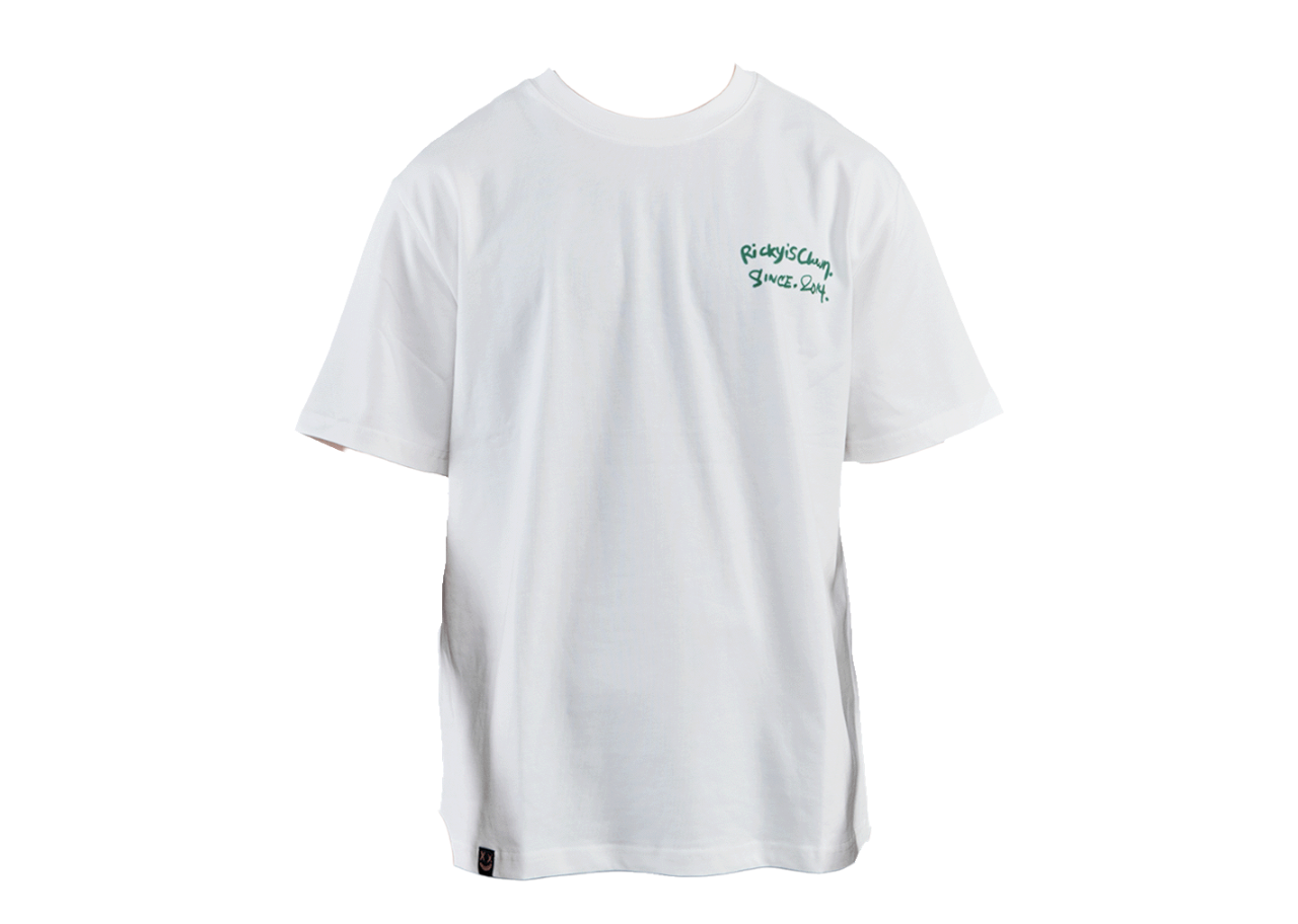 Ricky Is Clown Wilderness Road Tearing Smiling Face Tee White - photo 2