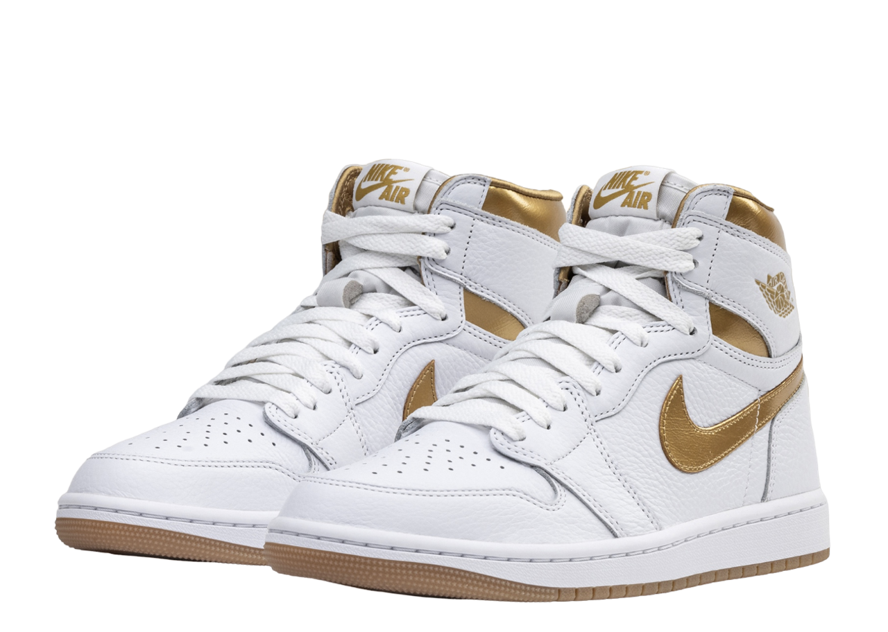Air Jordan 1 Retro High OG Metallic Gold (Women's) - photo 2