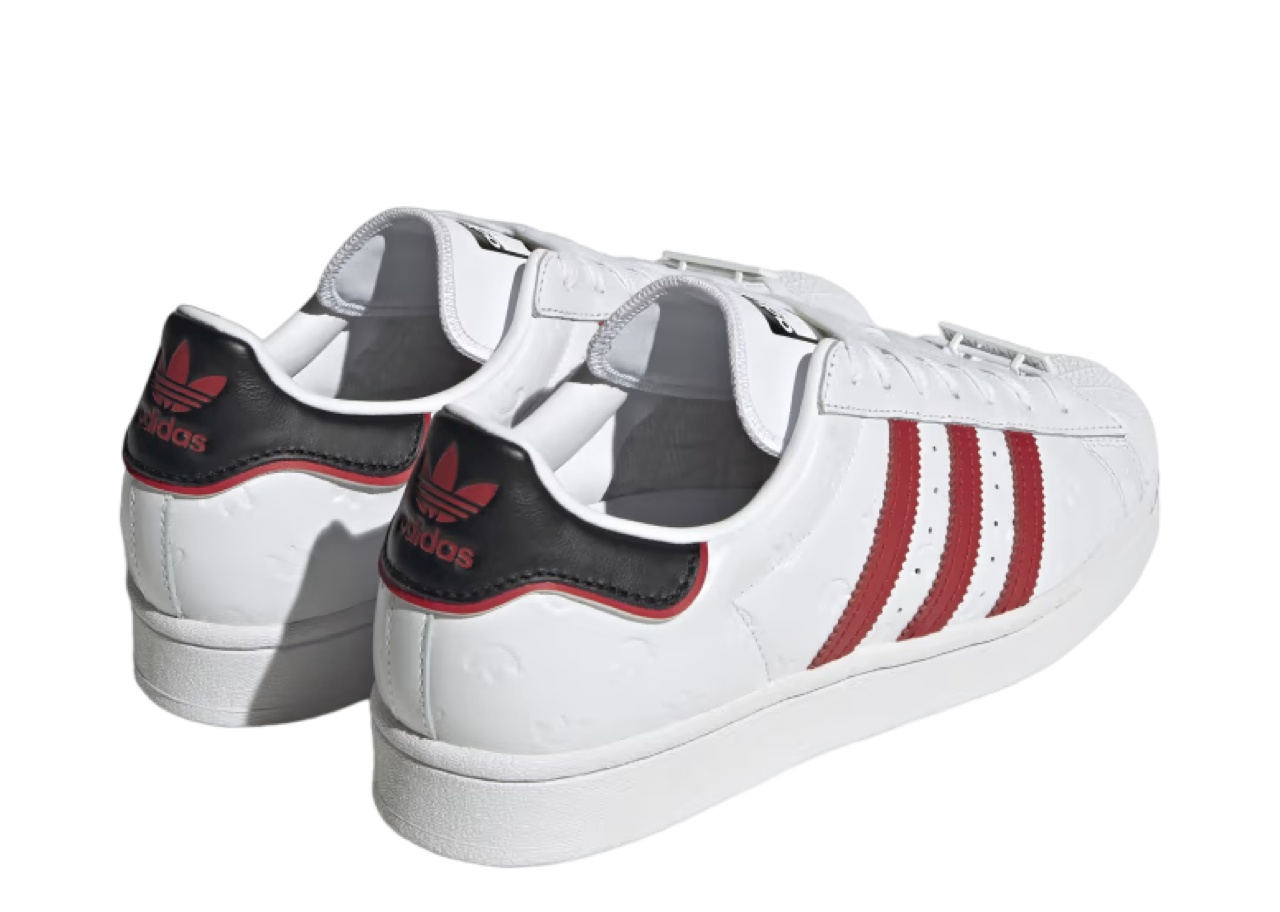 Adidas Superstar White Better Scarlet - photo 3