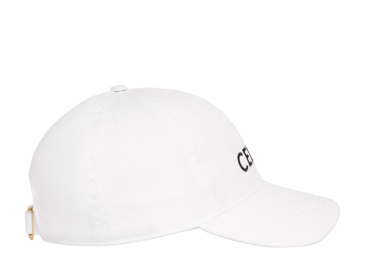 Celine Basebll Cap Logo White - photo 3