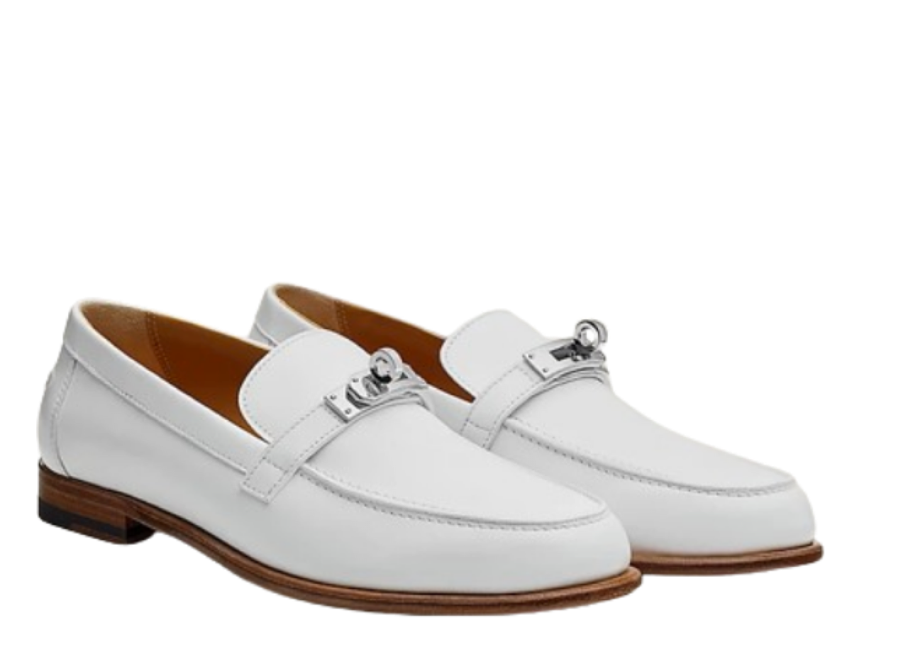 Hermes Destin Loafer Blanc - photo 2