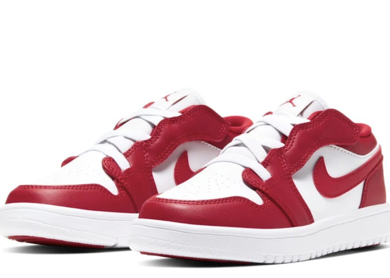 Air Jordan 1 Low Alt Gym Red White (Pre-School) - photo 2
