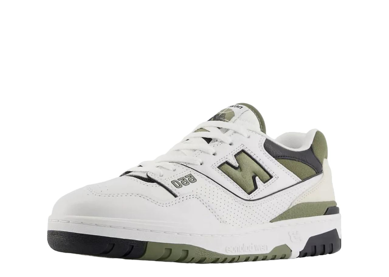 New Balance 550 White Dark Olivine - photo 2