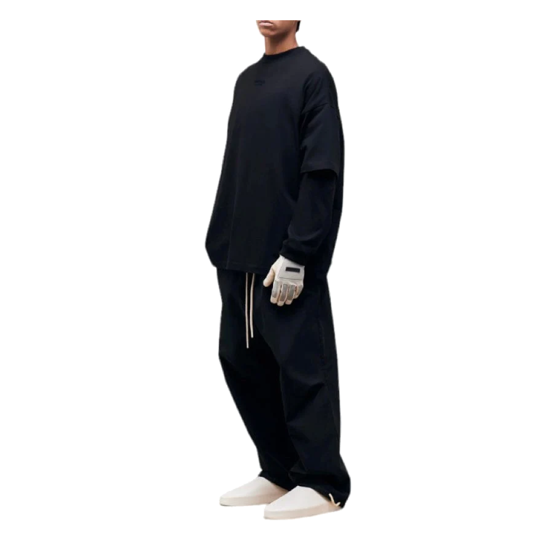 Fear of God Essentials Logo Long Sleeve Black - photo 5