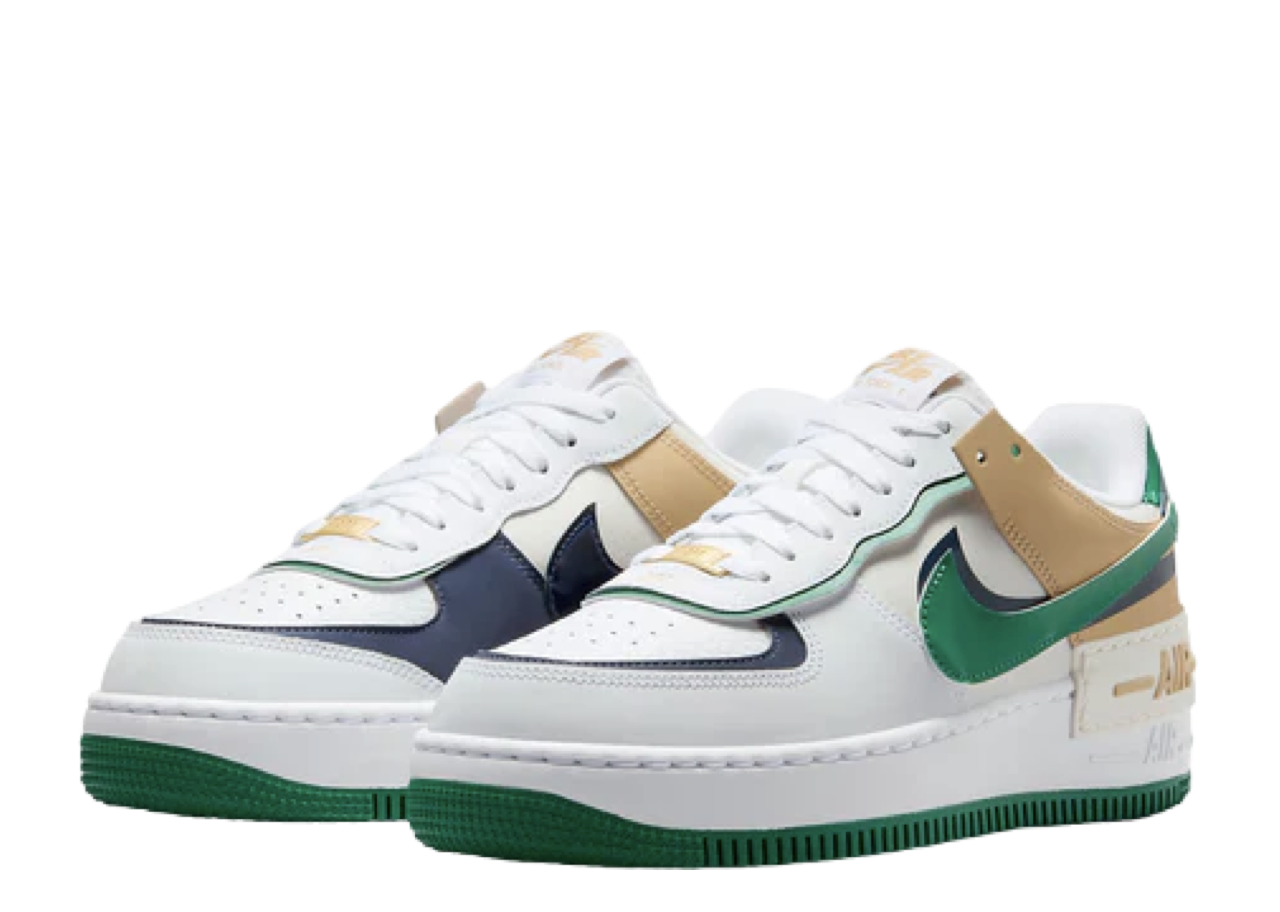 Nike Air Force 1 Shadow White Malachite Sesame (Women's) - photo 2