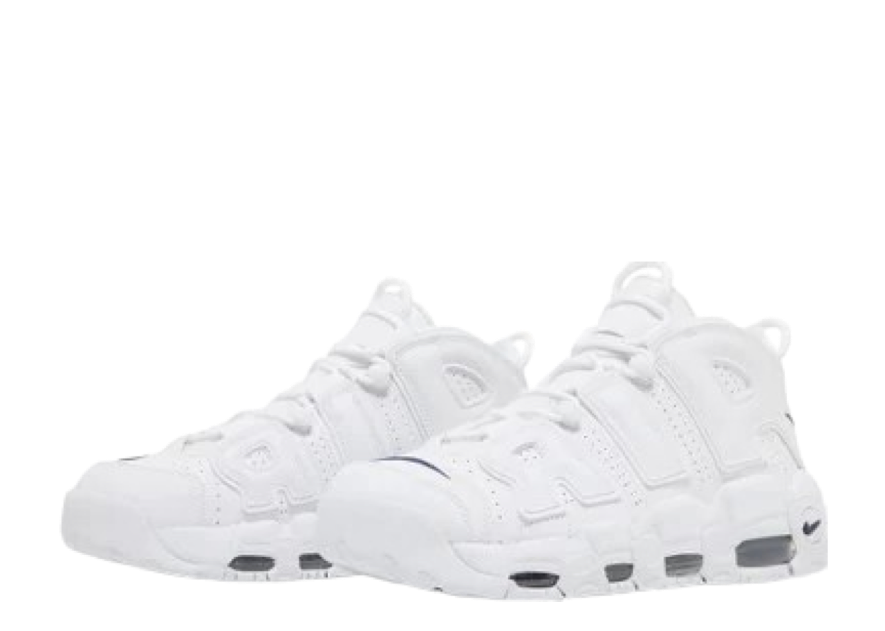 Nike Air More Uptempo 96 White White Midnight Navy - photo 2