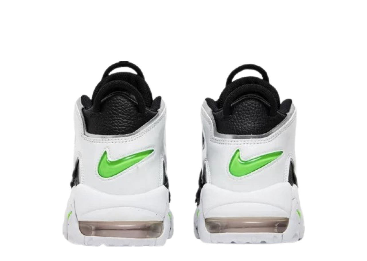 Nike Air More Uptempo Black White Green (Women's) - photo 3