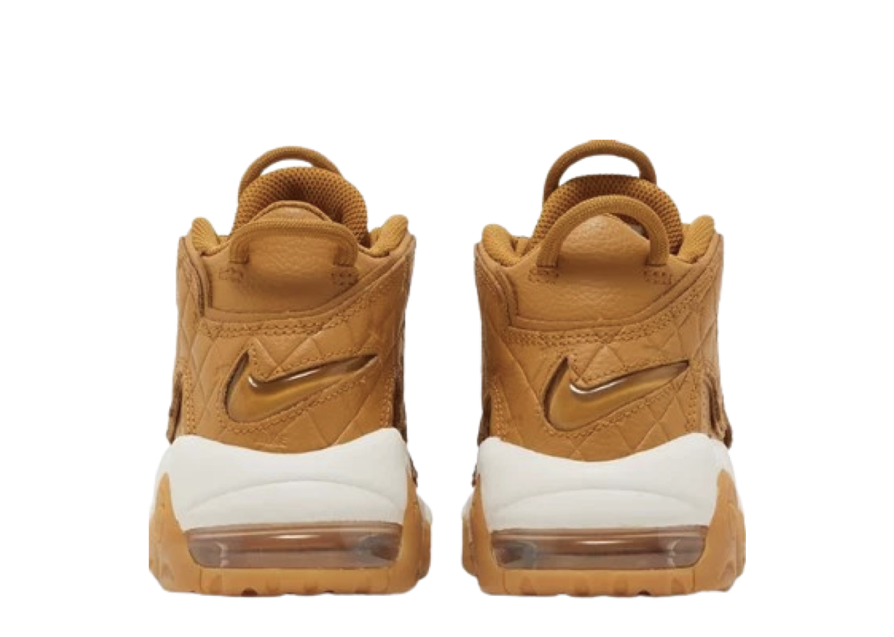 Nike Air More Uptempo Quilted Wheat Gum Light Brown (Women's) - photo 3