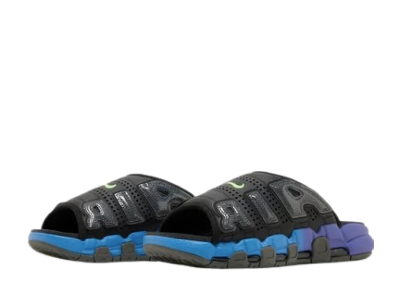 Nike Air More Uptempo Slide Blue Purple Gradient - photo 2