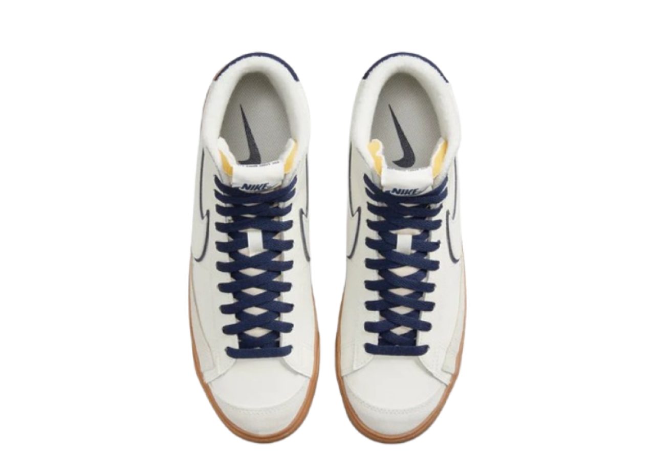 Nike Blazer Mid '77 Premium 'Sail Navy Gum' - photo 3