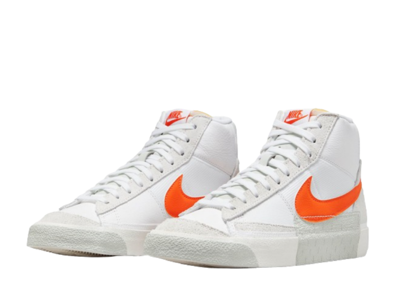 Nike Blazer Mid '77 Pro Club 'Remastered - White Safety Orange' - photo 2