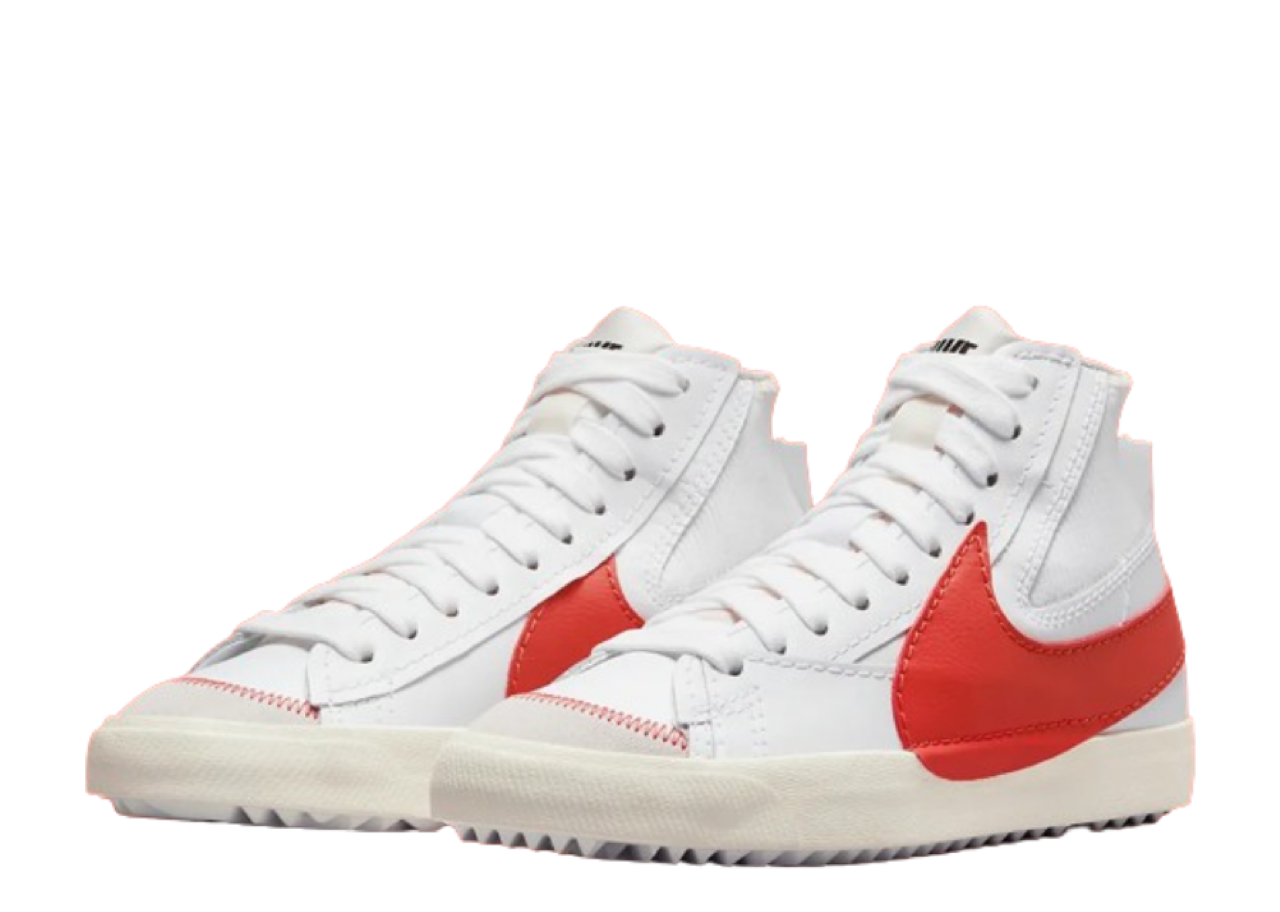 Nike Blazer Mid 77 Jumbo White Total Orange - photo 2