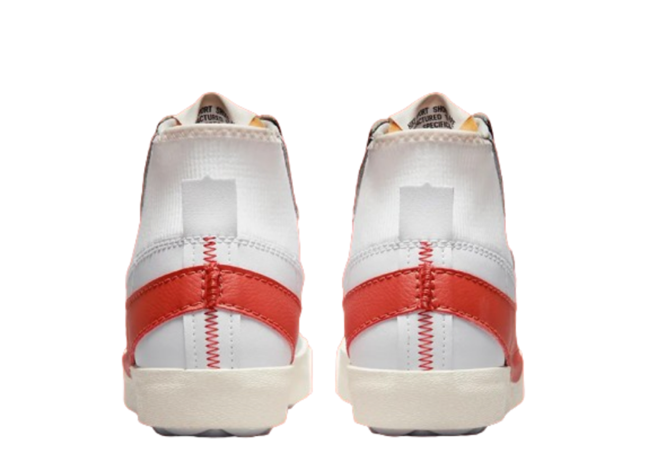 Nike Blazer Mid 77 Jumbo White Total Orange - photo 4