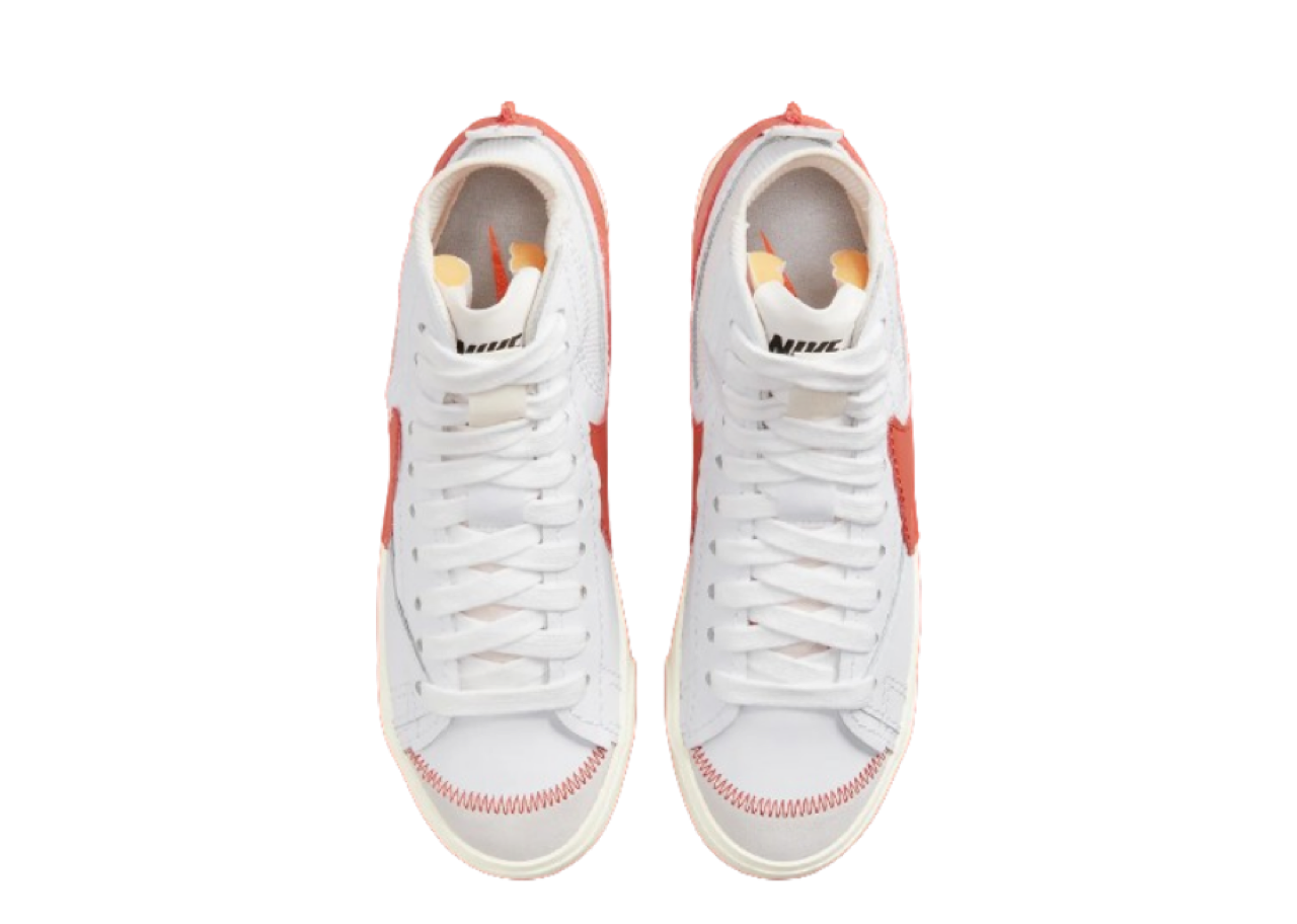 Nike Blazer Mid 77 Jumbo White Total Orange - photo 3