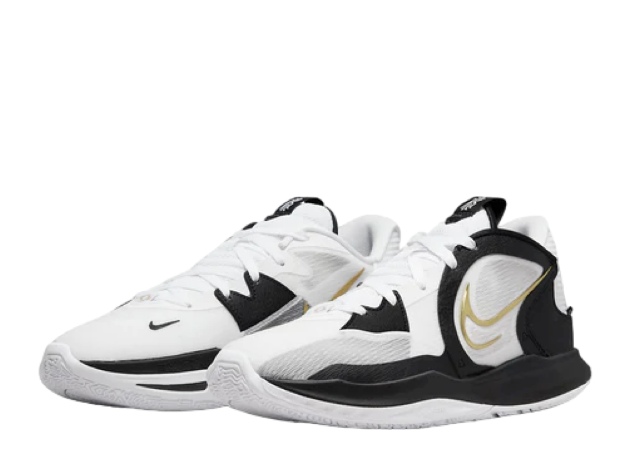 Nike Kyrie Low 5 White Black Metallic Gold - photo 2