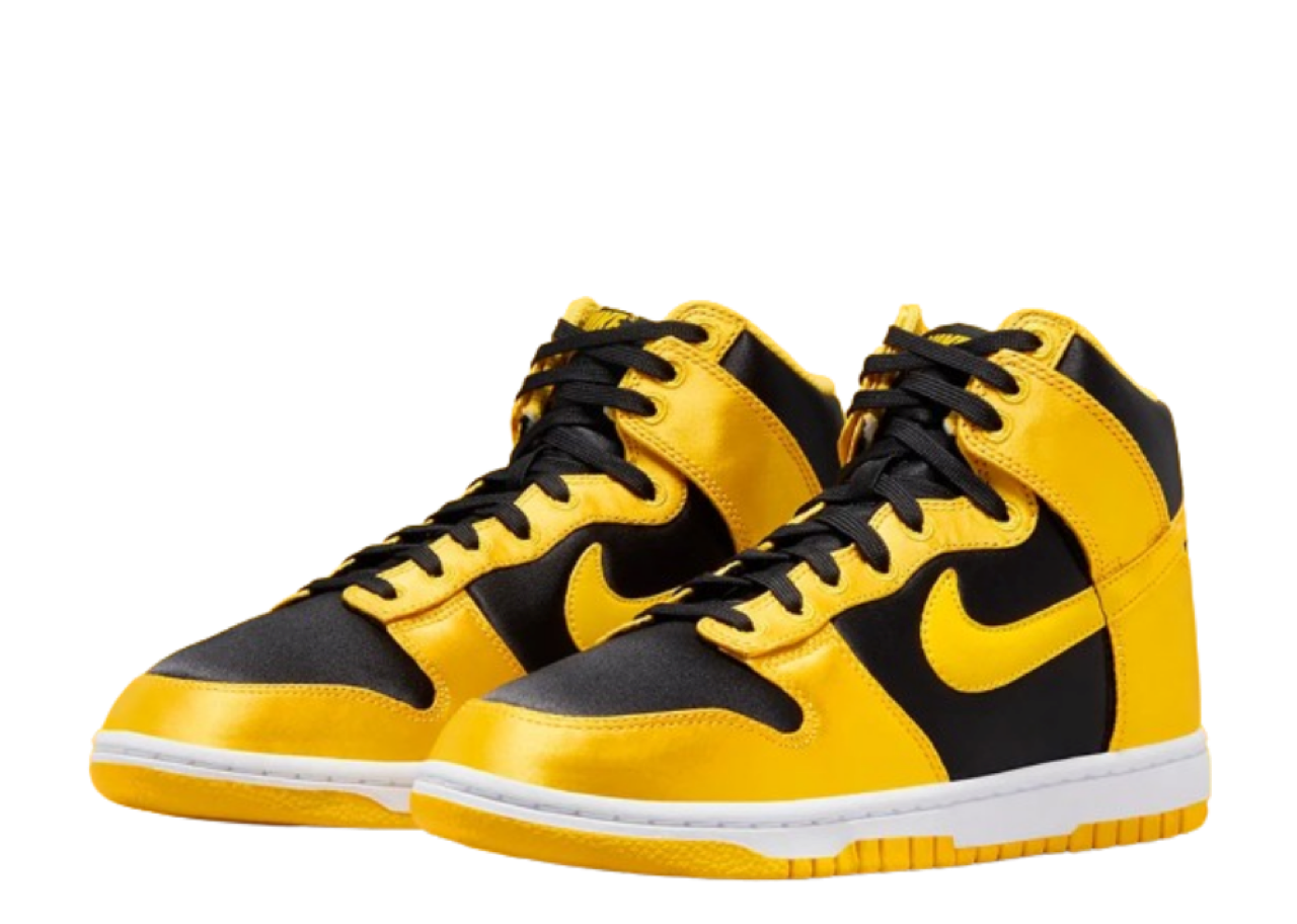 Nike Dunk High Satin Goldenrod (Women's) - photo 2