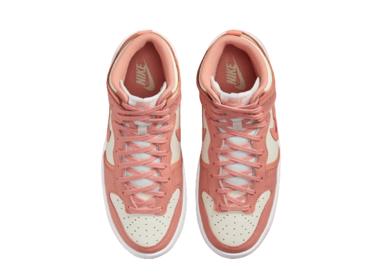 Nike Dunk High Up Sail Light Madder Root - photo 3
