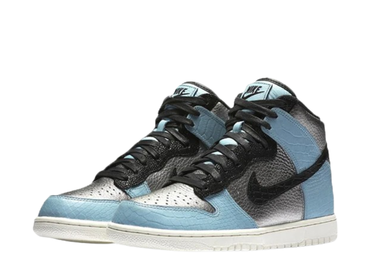 Nike Wmns Dunk High LX 'Metallic Silver Mica Blue' - photo 2