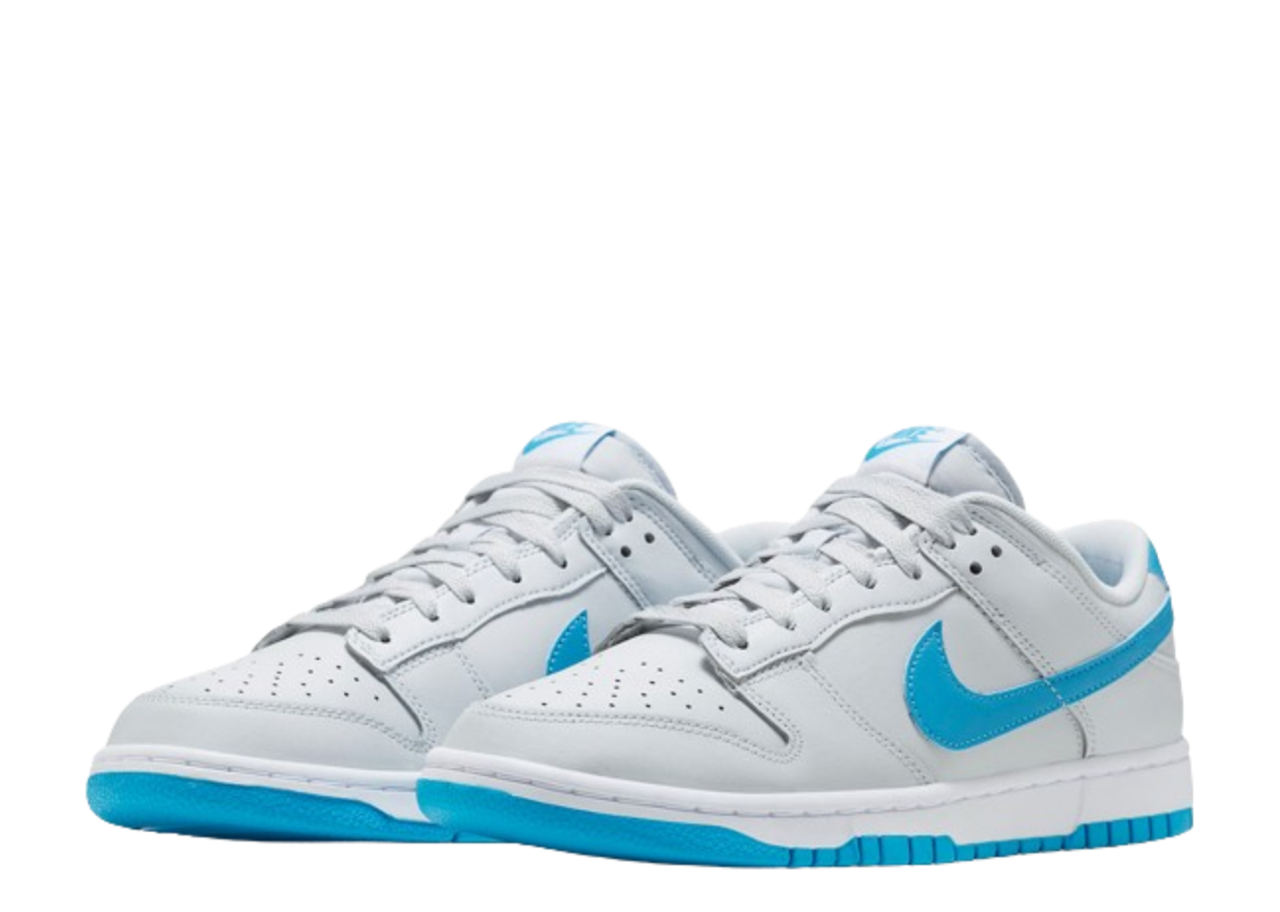Nike Dunk Low Retro Pure Platinum Blue Lightning - photo 2