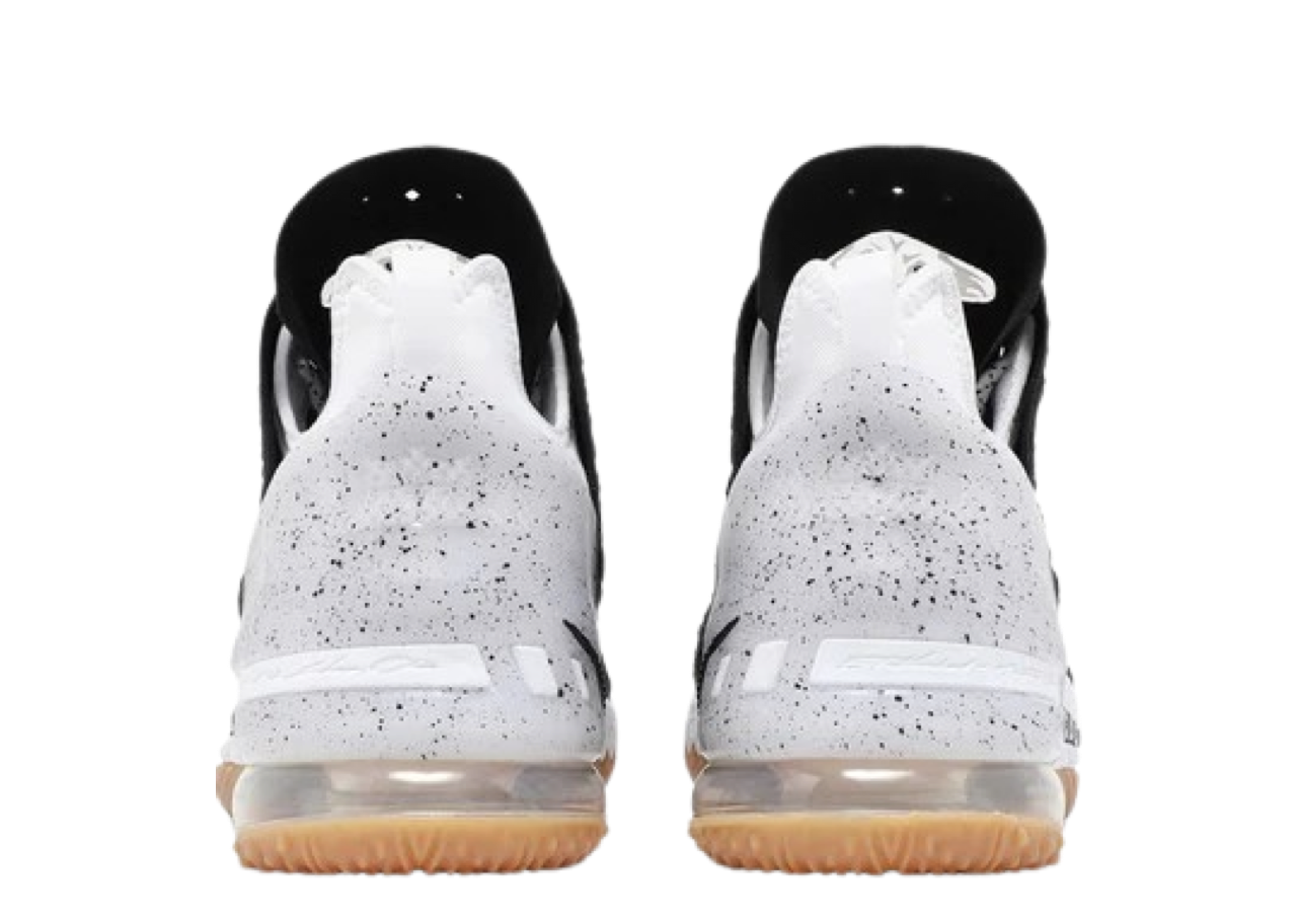 Nike LeBron 18 Black White Gum - photo 3