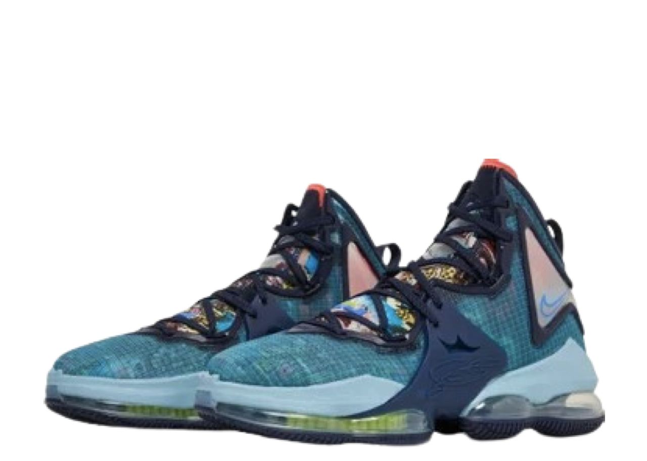 Nike LeBron 19 Fast Food Dutch Blue - photo 2