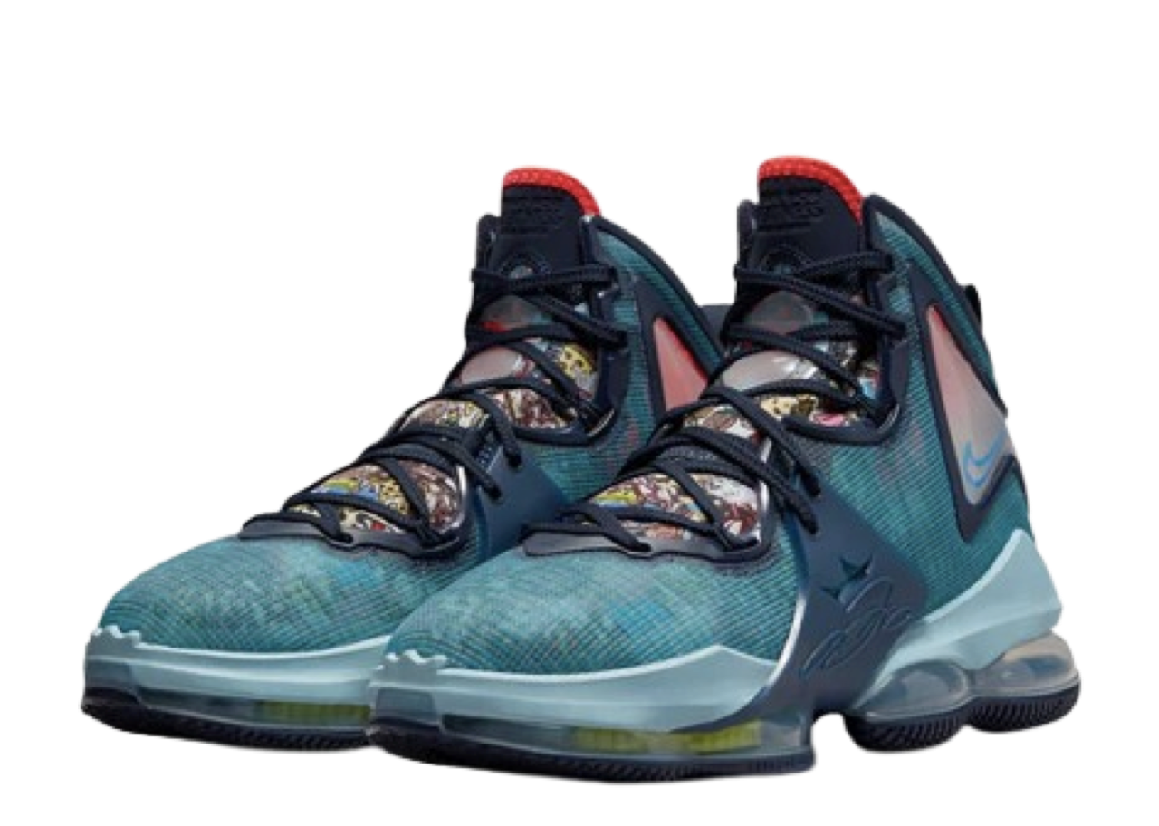 Nike LeBron 19 EP Fast Food Dutch Blue - photo 2