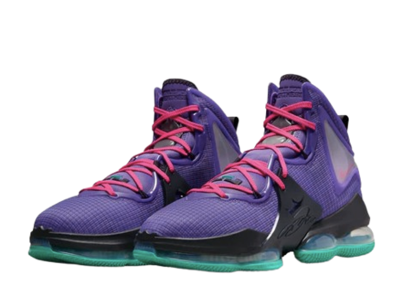 Nike LeBron 19 EP Purple Teal - photo 2
